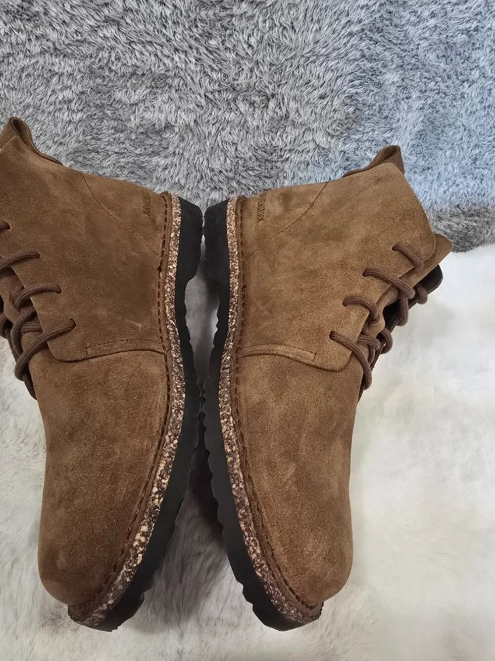 Birkenstock Uppsala Mid Dark Tea Brown Suede Men's Size 43 Regular/Wide or US 10
